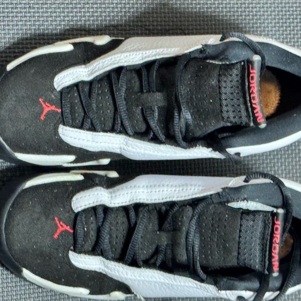 Jordan Sneakers in Black, White, and Red